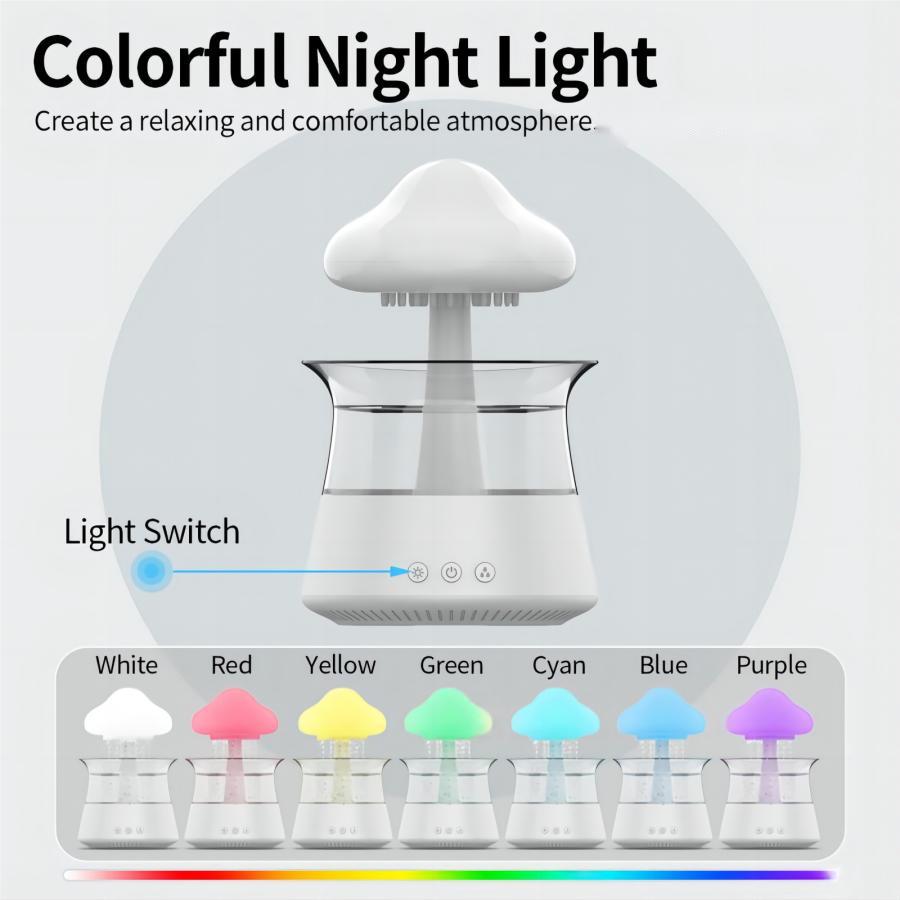 BLOSSOM™-Relax Cloud Rain Diffuser Humidifier