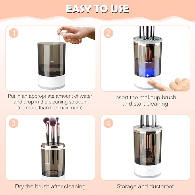 BLOSSOM™-Electric Makeup Brush Cleaner