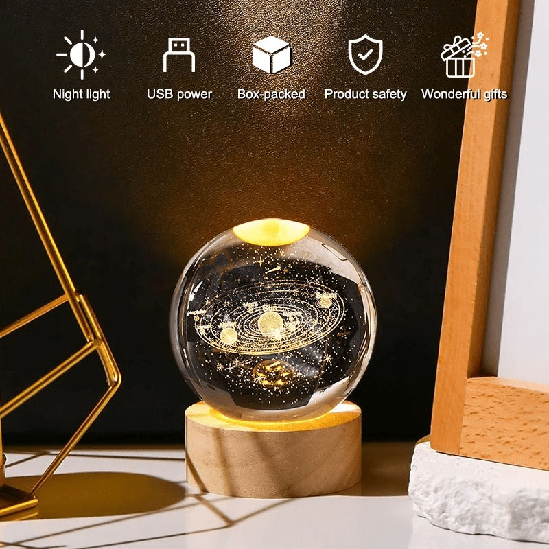 BLOSSOM™-Night Light Galaxy Crystal Ball Lamp